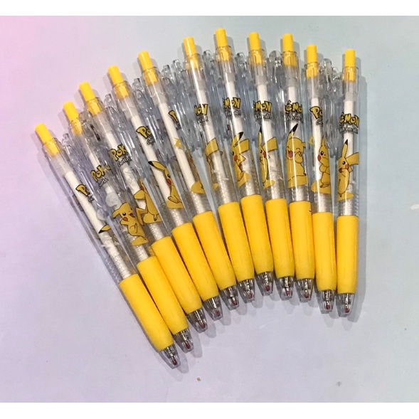 Bút bi bấm chuột vàng BBB27 viết cute dễ thương