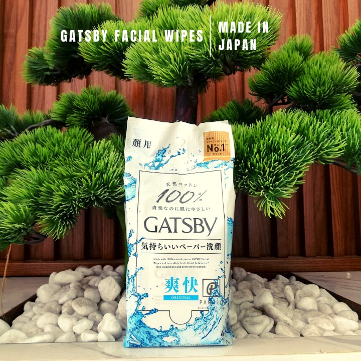 Khăn Lau Khử Mùi Cơ Thể, Khăn Ướt Lau Mặt Gatsby Nội Địa Nhật Bản