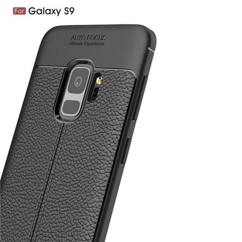 Ốp lưng vân da samsung S9 / S9 plus chống sốc Auto focus
