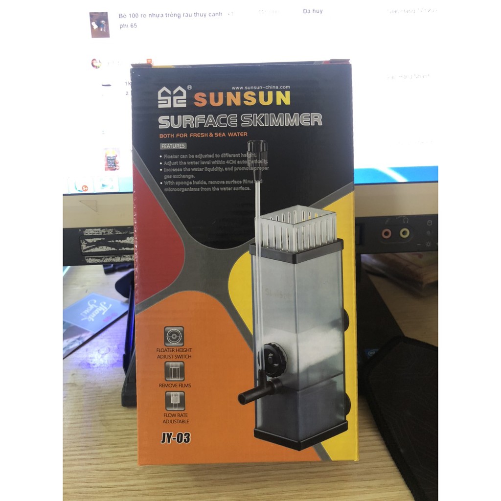 Lọc váng bể cá Sunsun JY-02, JY-03