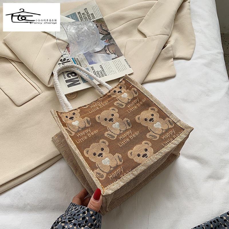 Túi Đựng Hộp Cơm Trưa Vải Lanh Chống Thấm Nước Dễ Thương Thân Thiện Với Môi Trường Cho Nữ 2022