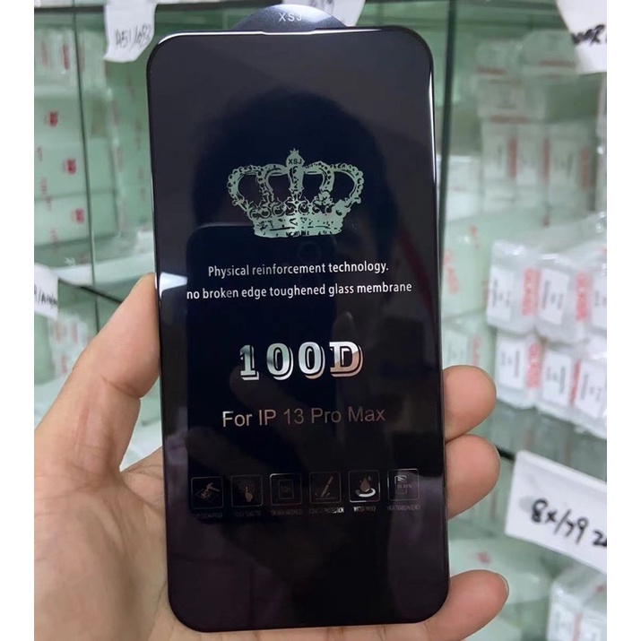 (SIÊU RẺ) Kính cường lực iphone 100D dày dặn full màn kèm giấy lau 6/6s/7/7plus/8/8plus/plus/x/xr/xs/11/12/pro/max