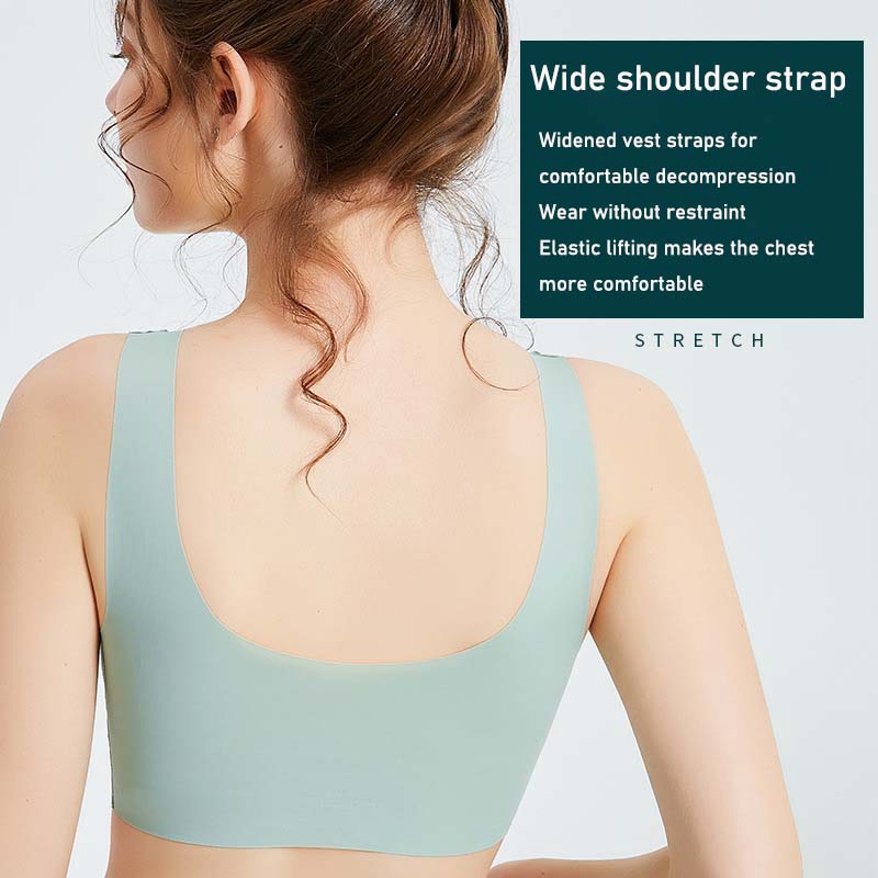 Áo Lót Thể Thao Nâng Ngực Không Viền May 5D Chất Liệu Latex Tự Nhiên Kiểu Thái Lan Thời Trang Cho Nữ