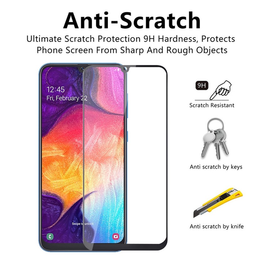 Kính cường lực 9d Cho Samsung A22 A02 A02S A72 A52 A32 A12 A21S A71 A51 A31 A11 M11 A70 A70S A50 A50S A30S A30 A20 A7 A9