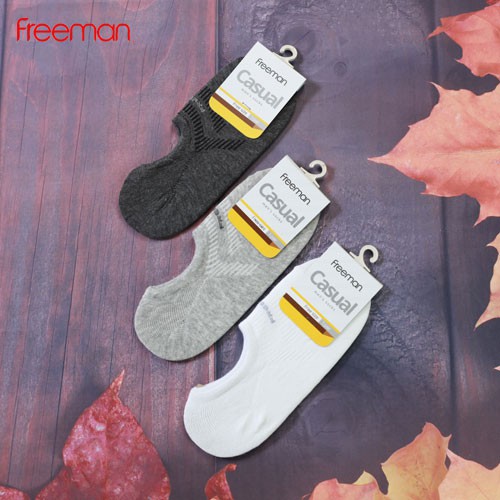 [Combo 3 đôi] Vớ hài, chất liệu cotton FREEMAN