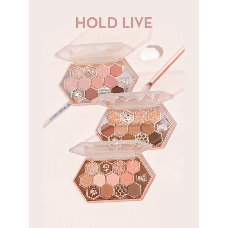 [ Hold Live 2022 ] Bảng phấn mắt 12 màu Hold Live HoneyComb tổ ong dòng cao cấp HL506 | BigBuy360 - bigbuy360.vn