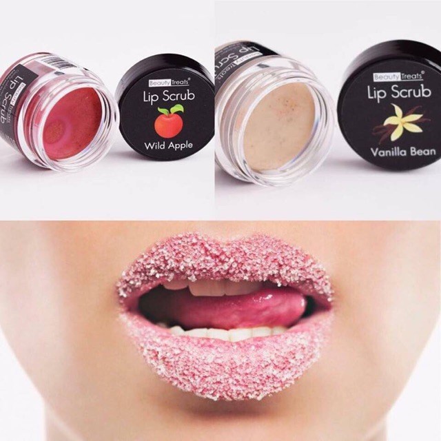 Tẩy Da Chết Môi Beauty Treats Lip Scrub Mềm Môi Hồng Môi Dưỡng Ẩm