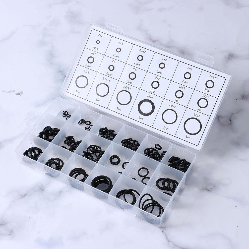 Set 225 Vòng Đệm Cao Su Hình Chữ O Chịu Nhiệt Tốt Tiện Dụng