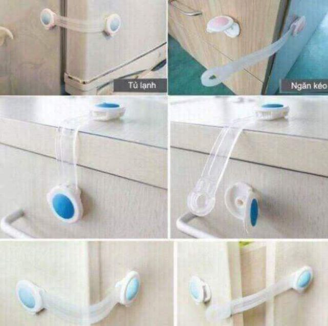 Khóa tủ lạnh an toàn cho bé