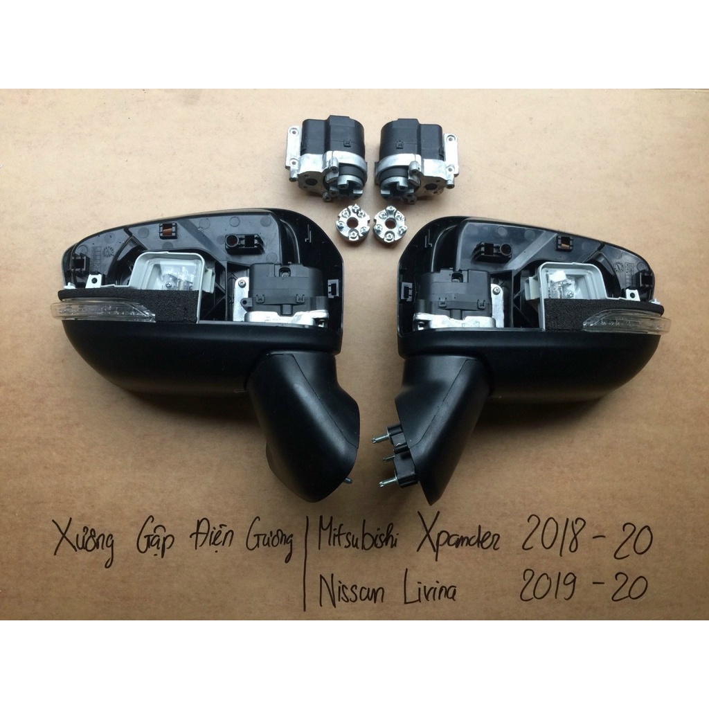 Bộ xương mô tơ gương gập Xpander . Tặng kèm bộ mudun khóa cửa tự cụp gương và công tắc gập gương trong xe