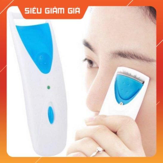 Máy uốn mi nhiệt, kẹp mi điện tử, bấm mi điện cong lâu, chạy pin AAA