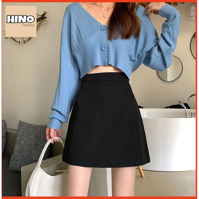 Chân Váy Chữ A Ngắn, Chân Váy Đen Công Sở, Trơn Hợp Thời Trang Cho Nữ - HINO | BigBuy360 - bigbuy360.vn
