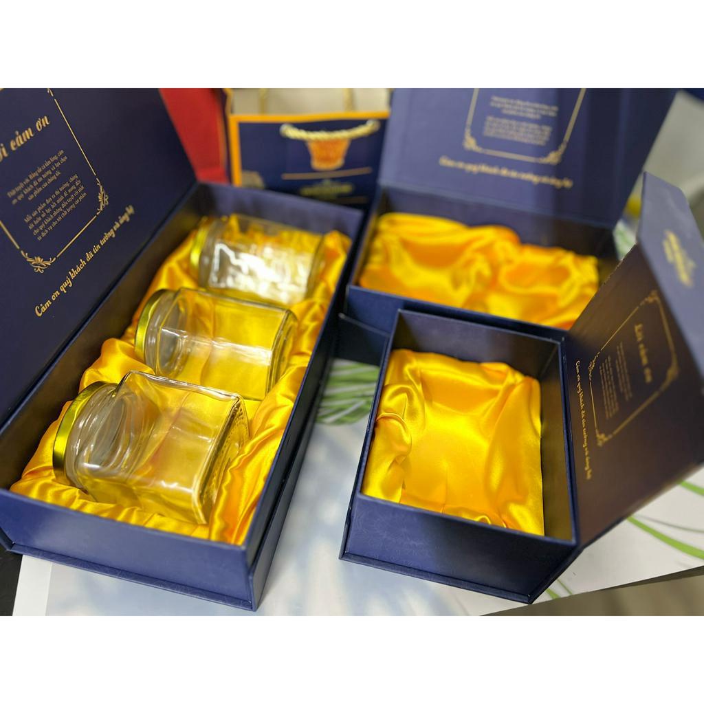 Hộp Quà Đựng Đông Trùng Hạ Thảo Sấy Thăng Hoa Hủ 280ml Vuông/ 280mlLục Giác