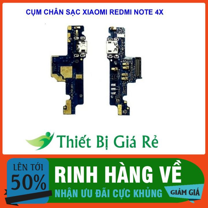 CỤM CHÂN SẠC XIAOMI REDMI NOTE 4X