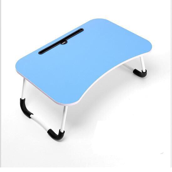 Bàn Học Xếp Gọn Có Khe Cắm Điện Thoại Ipad Chất Liệu Nhựa Giả Gỗ (MSP BIP45) | BigBuy360 - bigbuy360.vn