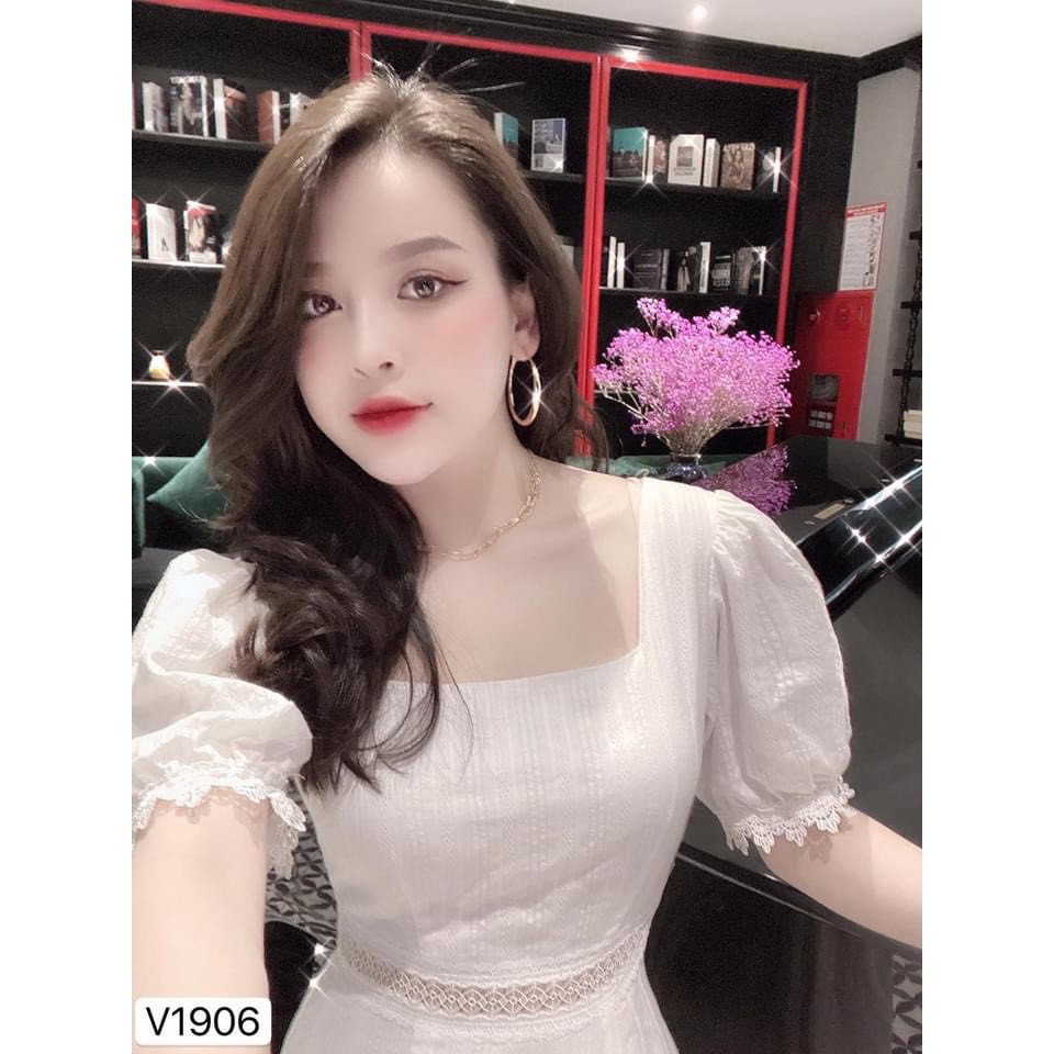VÁY PHA REN ĐUÔI CÁ TRẮNG CHO NỮ | BigBuy360 - bigbuy360.vn