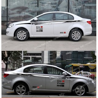 Tem xe ô tô phong cách thể thao TS078