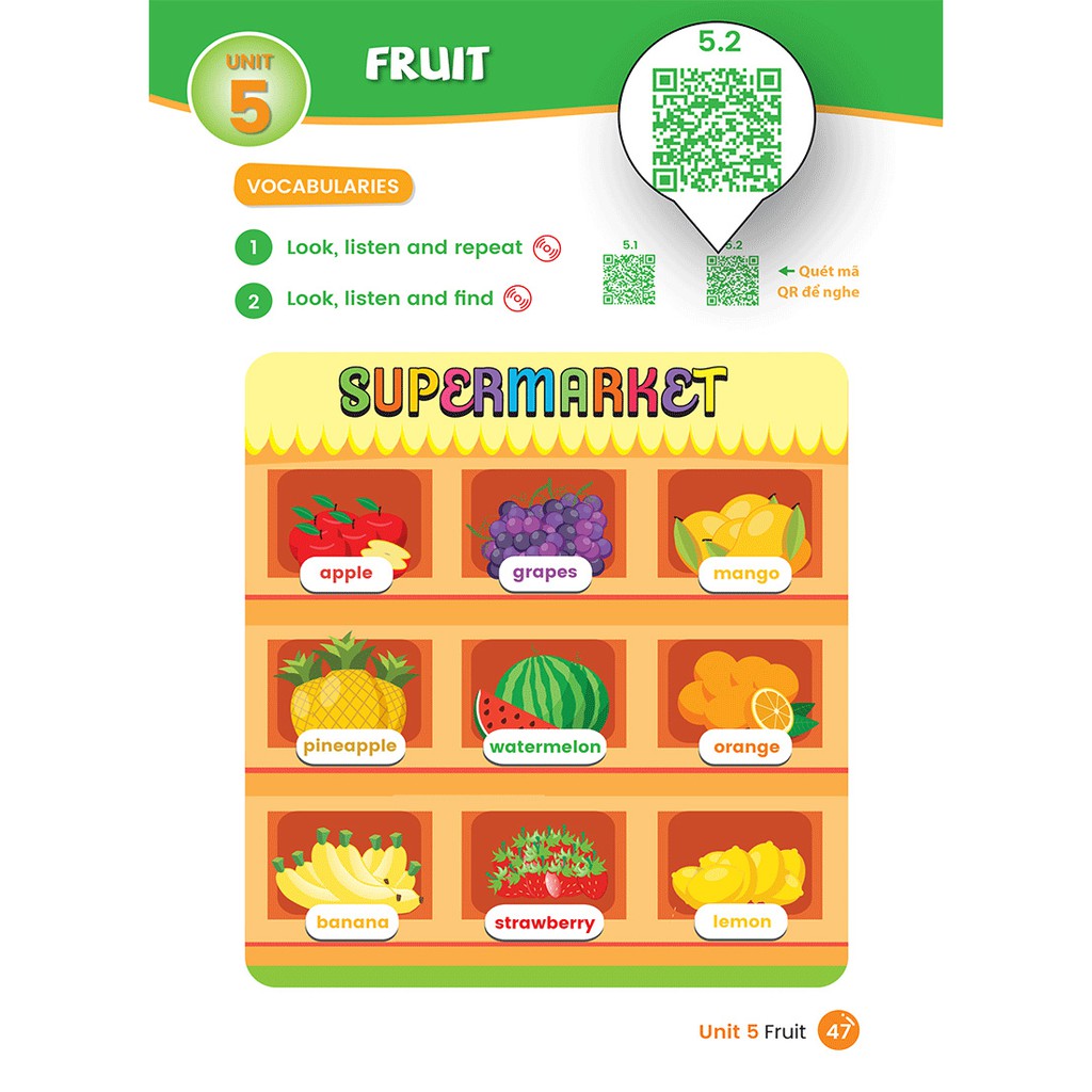 Sách Quick Quick học nhanh từ vựng tiếng Anh theo chủ đề lớp 2