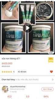 sữa non ildong