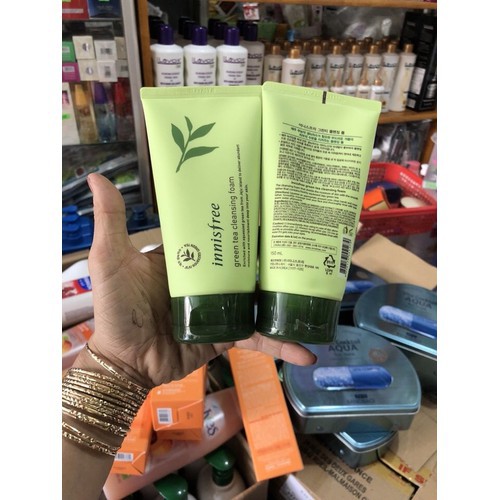 Sữa rửa mặt chiết xuất trà xanh Innisfree Hàn Quốc