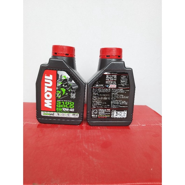 Dầu nhớt Motul 3100 GOLD 10W40 (Bán Tổng Hợp) SM - MA2 - 800mL