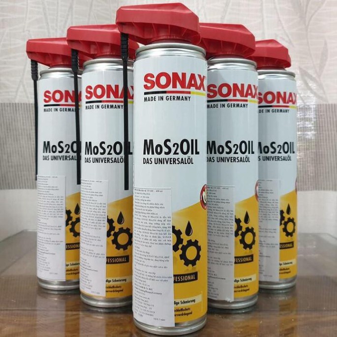 Sản Phẩm Dầu chống rỉ sét, chống ăn mòn Sonax Mos2Oil 339400  Dung tích 400ml Xuất xứ CHLB Đức ...