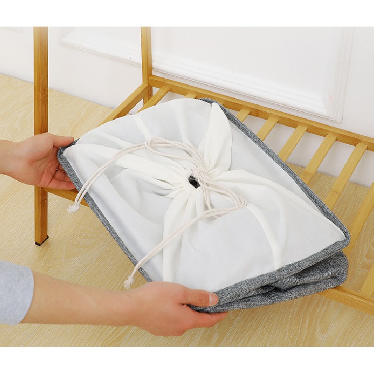 (Một loạt các phong cách) Giỏ đựng bảo quản quần áo bằng vải cỡ lớn đồ đạc đa năng，100 lít cực lớn 50X50X40 cm