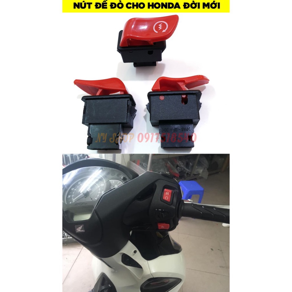 Nút đề đỏ shvn 2012-2019 và xe ga đời mới Ảnh thật Sp