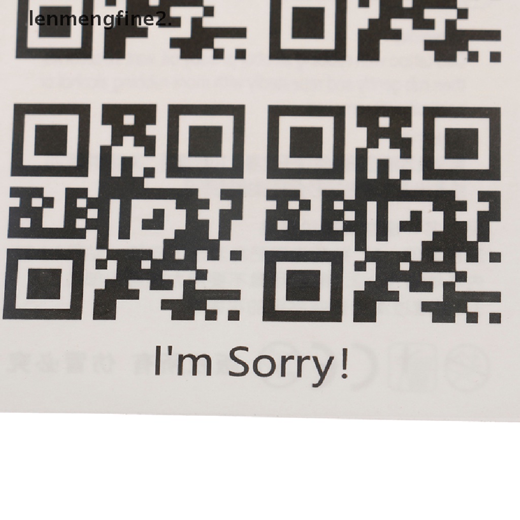 Creative Wrist Body Love QR Code Fake Tattoo Waterproof Temporary Tattoo Sticker