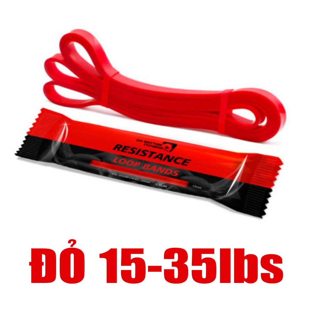 Dây kháng lực PowerBand Đa Năng hỗ trợ tập Gym, lên xà - Resistance Loop Bands