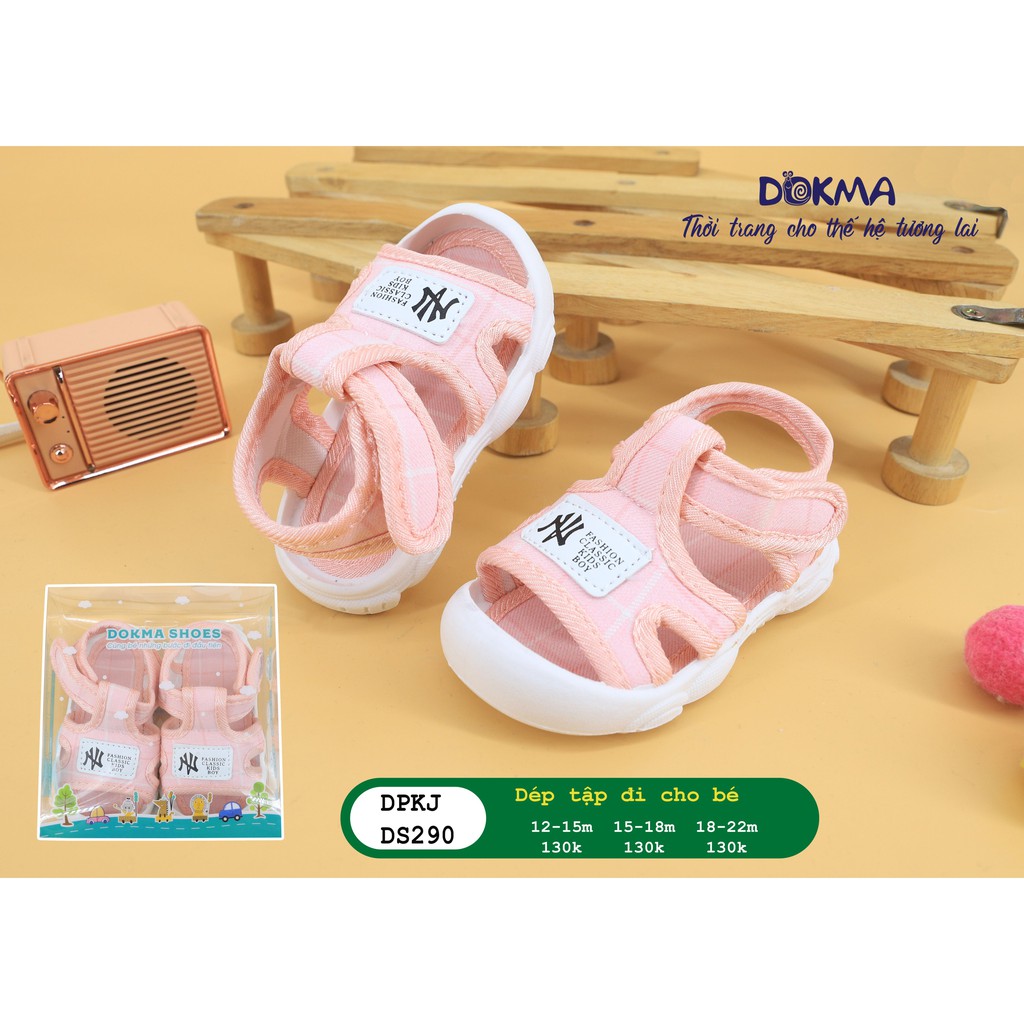 Dép tập đi Dokma cho bé siêu mềm 12-22M  ( DS290 )