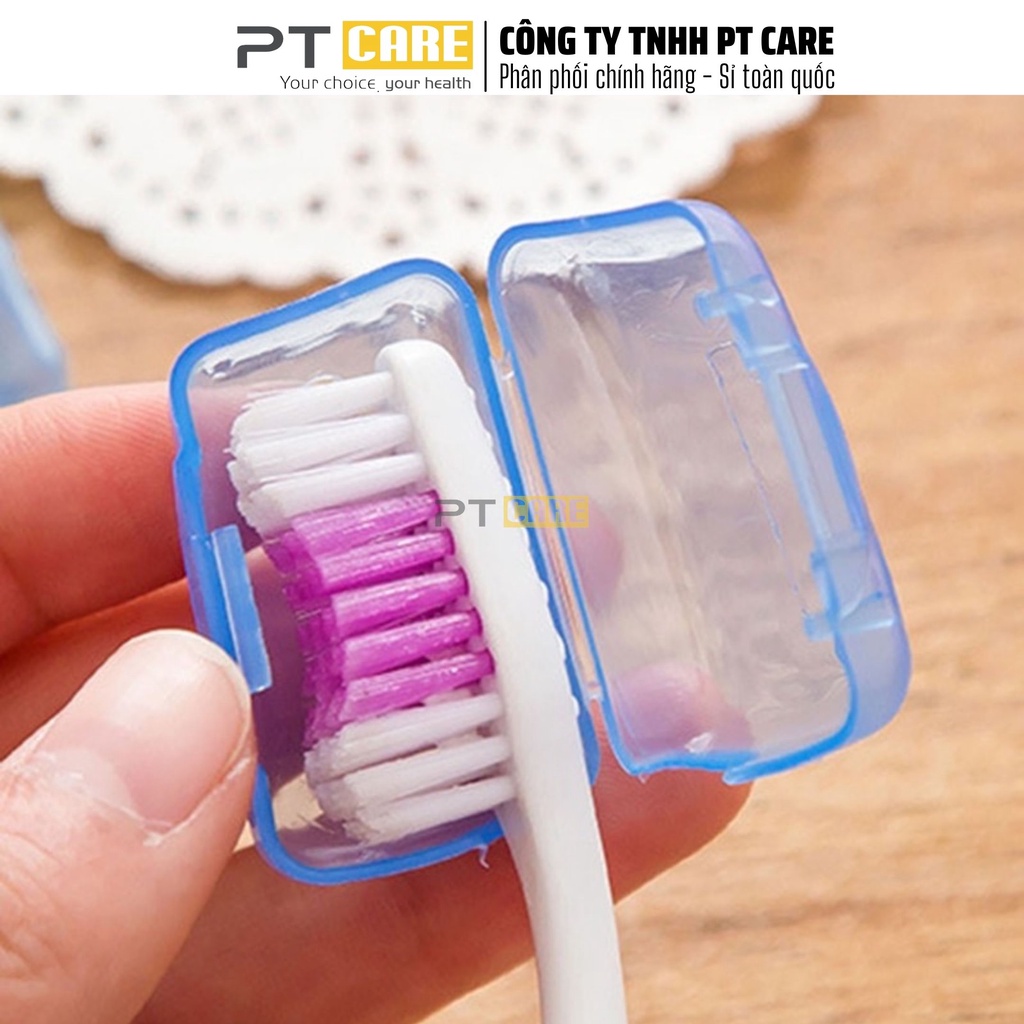 PT CARE | 01 Cái Nắp Đậy Bàn Chải Đánh Răng Đi Du Lịch Nhỏ Gọn