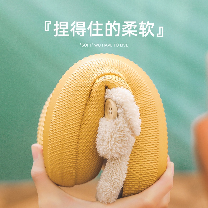 Dép Cotton Đi Trong Nhà Đế Dày Chống Trượt Chống Nước Phong Cách Mới Cho Nam Nữ Mùa Đông
