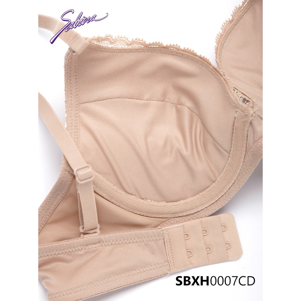 Combo Áo Lót Có Gọng Mút Dày Vừa Và Quần Đồng Bộ Màu Da Phối Ren Soft Doomm By Sabina SBXH0007CD+SUXH0007CD | BigBuy360 - bigbuy360.vn