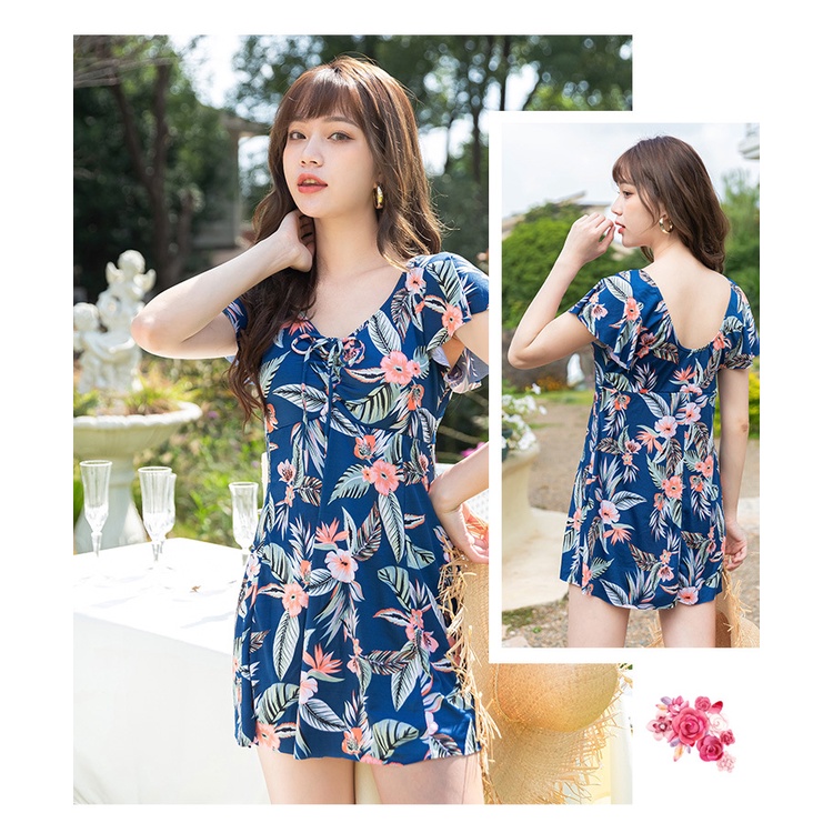 big size đẹp váy đồ bơi hàn quốc 1 mảnh cho nữ liền thân set học sinh đồ tắm biển nữ đồ đi biển nữ một mảnh sexy hoa kín đáo Bộ Đồ Bơi Một Mảnh Dáng Ôm In Họa Tiết Thời Trang Dành Cho Nữ