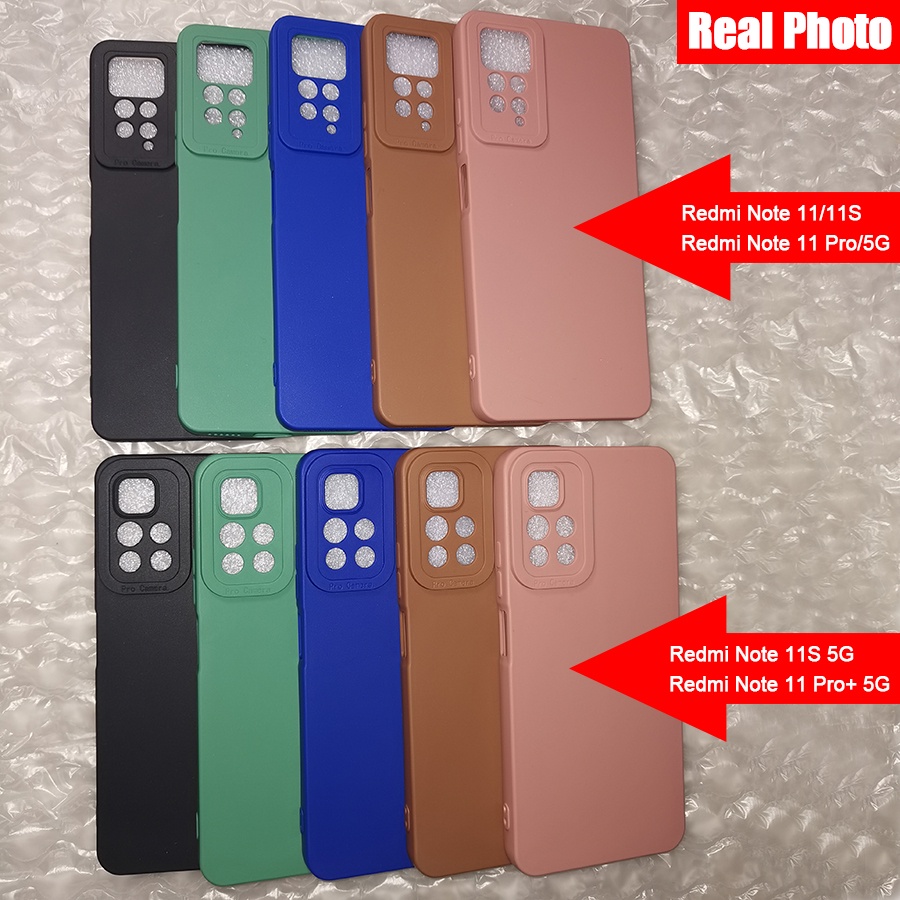 Ốp điện thoại dẻo cạnh vuông thích hợp cho Xiaomi Redmi Note 11 11S 11 12 Pro+ 5G 12S