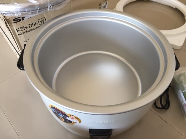 Nồi Cơm Điện Sharp 7lít KSH-D77, Hàng Nhập Thailand,nắp rời.