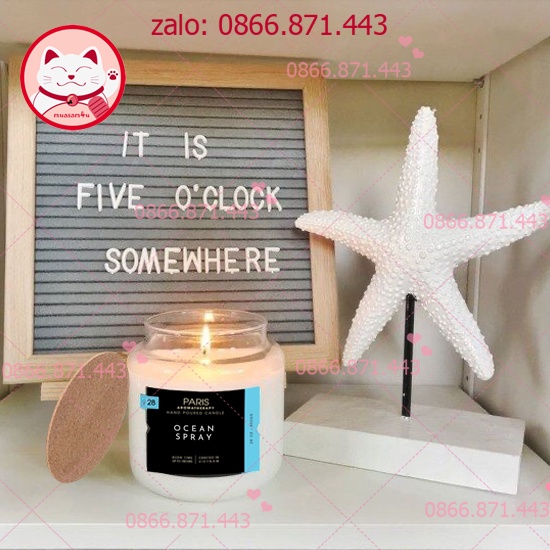 Nến Thơm VNXK Handmade Candle Cup 28 oz 800gr - Hương Thơm Tinh Dầu Thiên Nhiên Giúp thư giãn, khử mùi, yoga