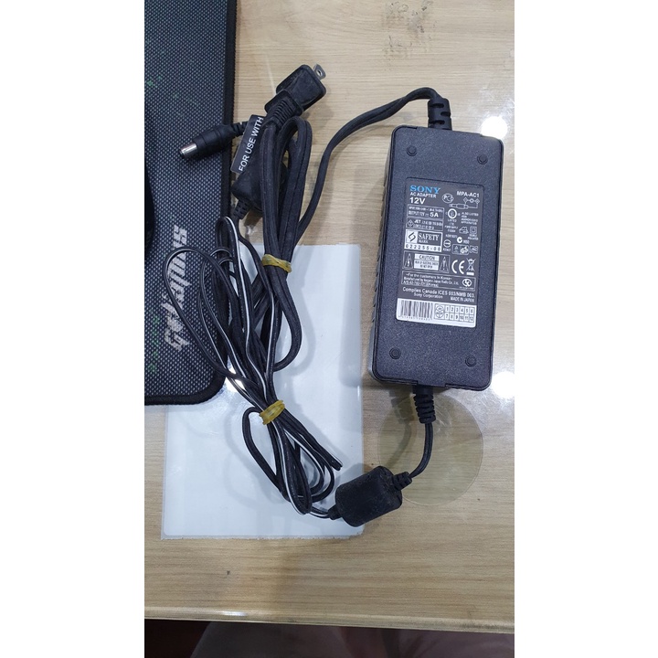 Adapter nguồn sony 12V 5A MPA-AC1, hàng nhật xịn, bảo hàng 12 tháng.