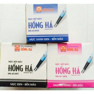6 lo mực bút máy hồng hà