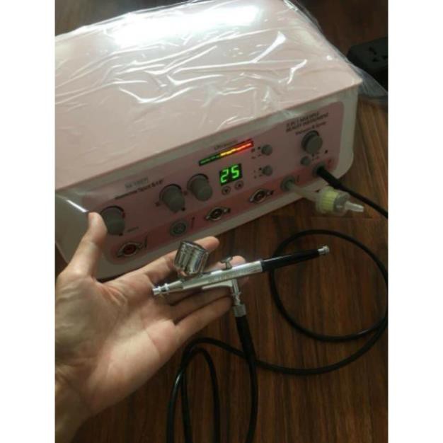 Súng Phun Sương, Phun Oxy Tinh Chất Lắp Máy 5in1, Máy Hút Mụn Phun Khỏe Trong Spa