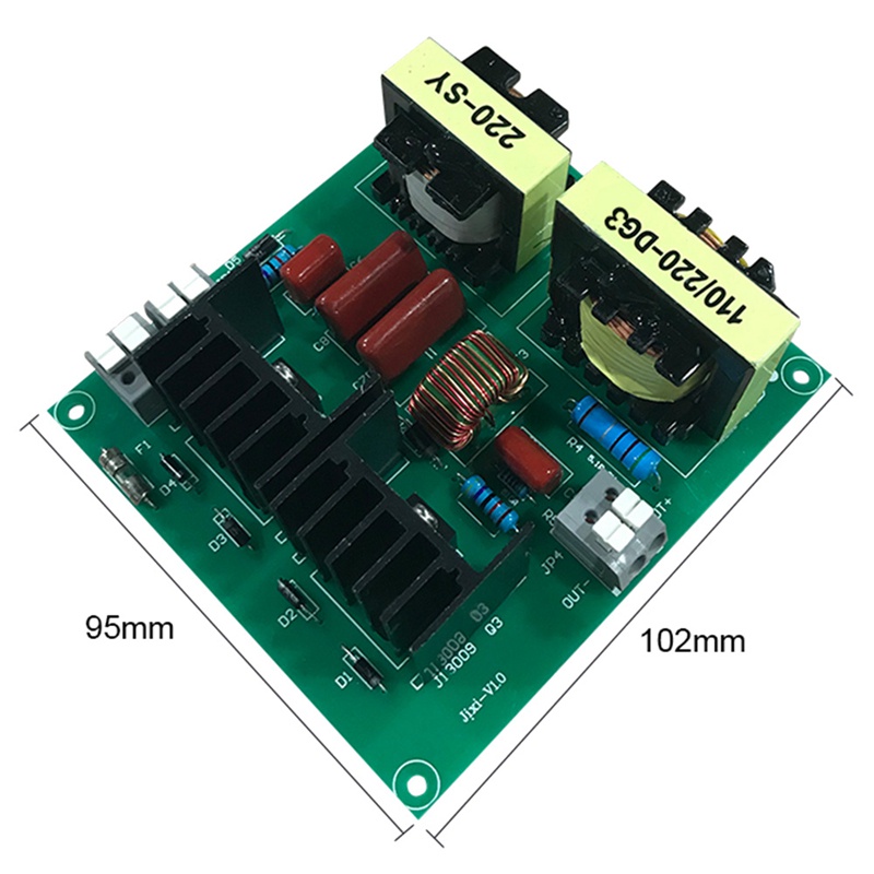 Bảng Mạch Làm Sạch Bằng Sóng Siêu Âm 40KHz 150W Cho Máy Rửa Xe Hơi