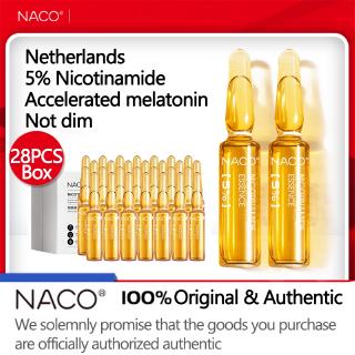 Hộp 28 lọ tinh chất NACO Nicotinamide 100% chính hãng dưỡng ẩm làm trắng da