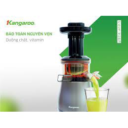 Máy ép chậm ép trái cây Kangaroo mạnh mẽ đảo chiều chống tắc nút nhấn 2 chế độ dễ sử dụng KG150SJ