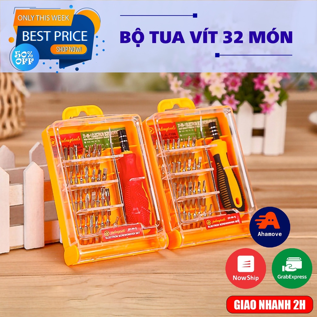 Bộ tua vít đa năng 32 món sửa chữa điện thoại đồng hồ máy tính