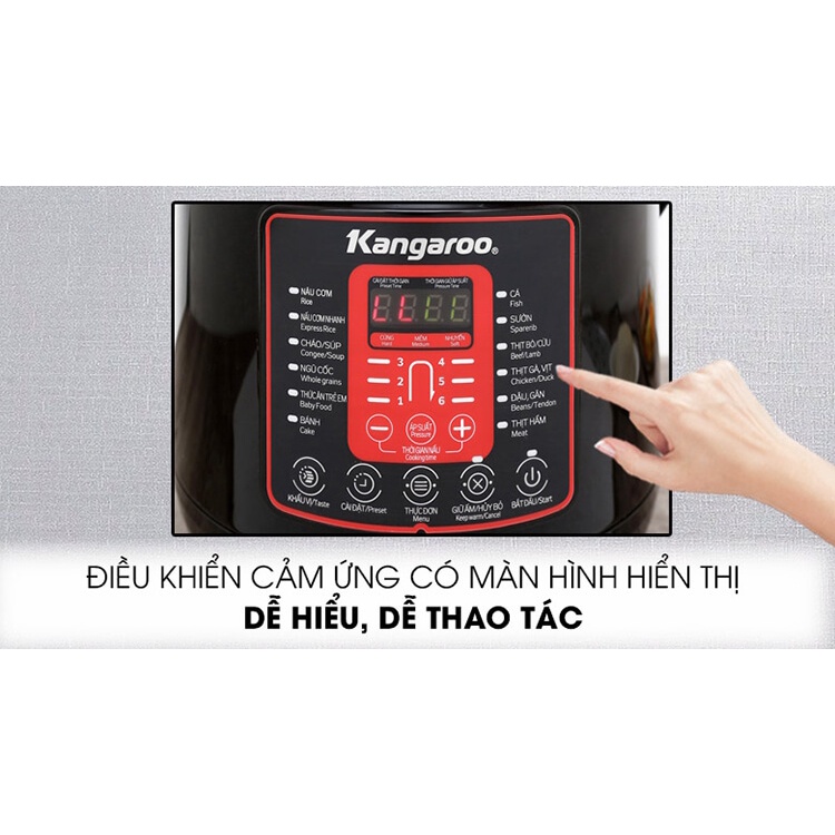 Nồi Áp Suất Điện Tử Đa Năng Kangaroo KG5P2