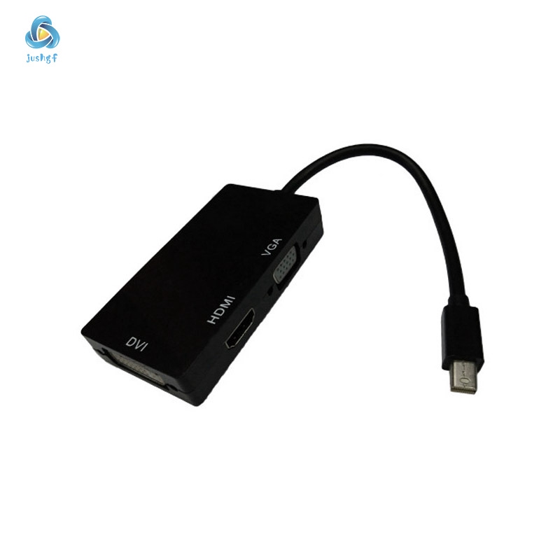 Cáp Chuyển Đổi 3 Trong 1 Từ Cổng Mini Sang Dvi Vga Hdmi Tv Cho Apple Imac Macbook Pro 3/4 Thinkpad