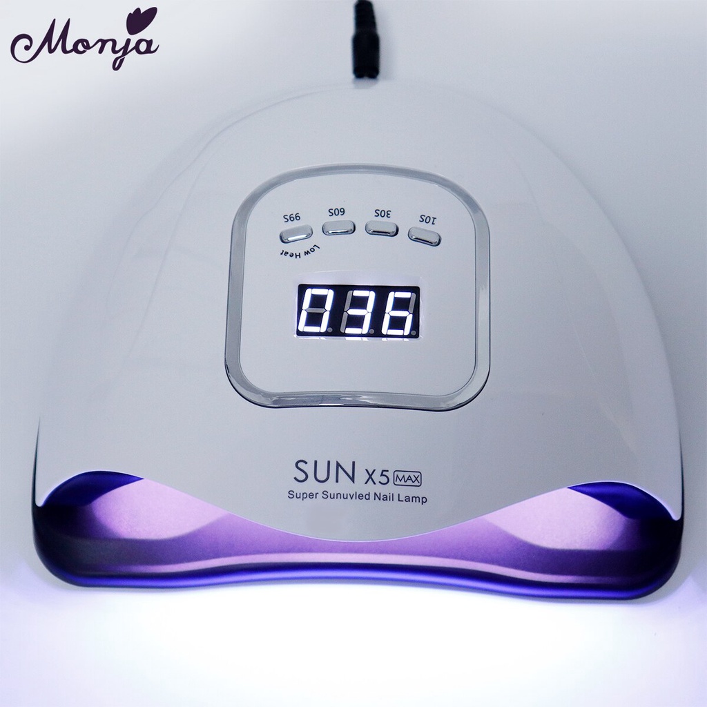 (Hàng Mới Về) Đèn Led Uv Sấy Khô Móng Tay Hẹn Giờ Thông Minh 180w