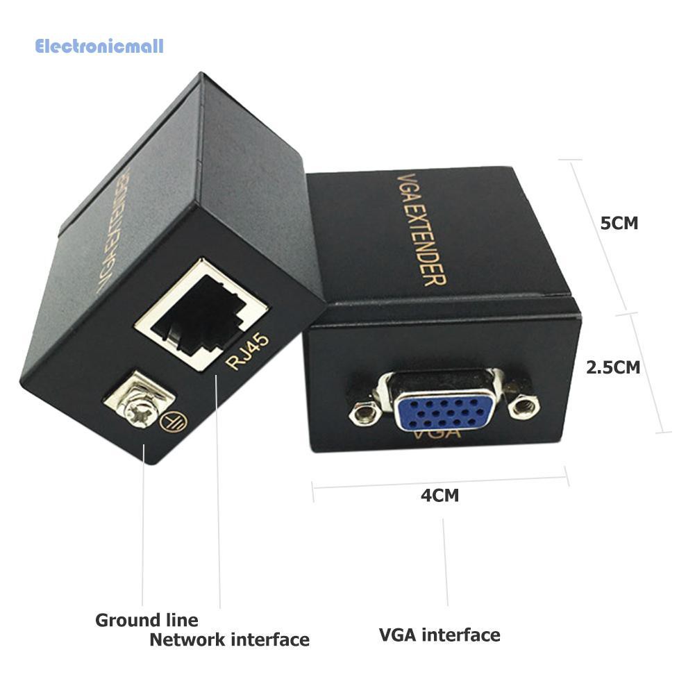 Thiết Bị Thu Phát Tín Hiệu Mạng Lan 2x60m Vga Kèm Chức Năng Tỏa Nhiệt