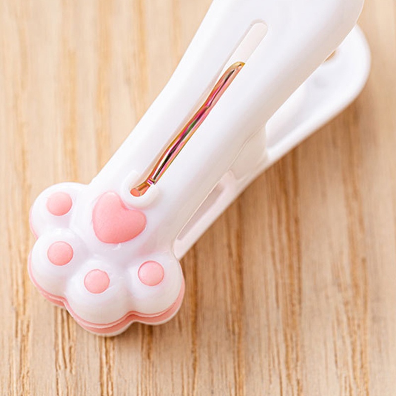 Bộ 12 Kẹp Quần Áo Mini Hình Chân Mèo Dễ Thương Chống Nhăn Cho Phòng Ngủ / Ký Túc Xá